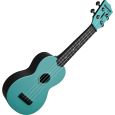 Kala Waterman KA-SWG-BL Glow-in-the-Dark Aqua Matte Sopranukulele + Softbag