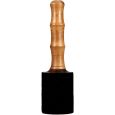 Klangschalen-Schlägel Leder 19x5 cm schwarz