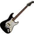 Fender American Ultra Luxe Strat HSS FR RW MBK E-Gitarre inkl. Koffer