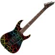 ESP Ltd MIRAGE DELUXE 87 Rainbow Crackle E-Gitarre