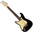 STAGG SES-30 BK 3/4LH Standard S 3/4 Linkshänder E-Gitarre