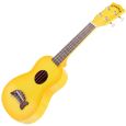 Kala Makala Dolphin Yellow Burst Sopran-Ukulele incl. Gigbag