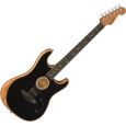 Fender American Acoustasonic Strat BK E-Gitarre inkl. Gigbag
