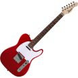 Aria Pro-II TEG-002-CA Candy Apple Red E-Gitarre