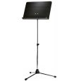 K&M 118/1 Orchesternotenpult Stativ verchromt, Holzplatte schwarz