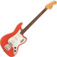 Fender Vintera II 60s Bass VI Fiesta Red E-Bassgitarre inkl. Gigbag