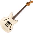 Fender Tom DeLonge Starcaster RW BHW Satin Olympic White E-Gitarre