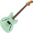 Fender Tom DeLonge Starcaster RW CHW Satin Surf Green E-Gitarre