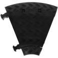 Defender MINI C MK2 RIGHT BLACK Kabelbrücke 3 Kanäle 45° Bogen links Höhe 5cm