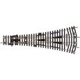 Piko 55225 Neusilber-Dreiwegweiche R9 L=239mm