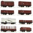 Roco 44003 8-teiliges Set Güterwagen der DRG, Ep II