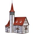 Vollmer 43768 H0 Fachwerkkirche Altbach