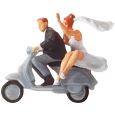Preiser 28150 Brautpaar auf "Vespa"-Roller