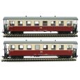 Tillig 13981 Personenwagenset der DR, 2 Personenwagen KB4ip, Ep. IV