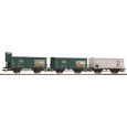 Piko 58398 3er Set Bierwagen „Brauereien aus Norddeutschland“, DB, Ep. III