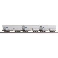 Piko 58254 3er Set Schüttgutwagen Falns, GATX, Ep. VI