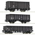 Roco 76004 3-tlg.Set: Güterwagen, SNCF, Ep. III