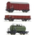Roco 76018 3-tlg.Set: freight train, CSD, Ep. III