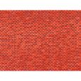 Auhagen 50504 Dekorpappe Ziegelmauer rot lose