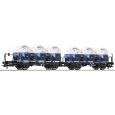 Roco 6600053 H0 Doppeltragwageneinheit Laabkkmms, DB, Ep.IV 'Birkel'