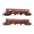 Roco 77036 H0 2er Set Schwenkdachwagen Tadgs 959, DB, Ep.IV