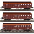Roco 6600087 H0 3er Set offene Güterwagen Eas, Budamar, Ep.VI