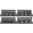 Märklin 42048 H0 Abteilwagen-Set, DB. Ep. III "verschneit"