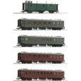 Roco 6200076 H0 5er Set passenger car, K.W.St.E., Ep. I