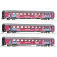 Roco 6200025 H0 3er Set Personenwagen Corail, SNCF, Ep. VI