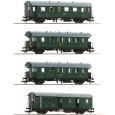 Roco 6200088 H0 4er Set passenger car, CSD, Ep. IV