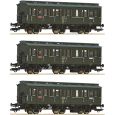 Roco 6200100 H0 3er Set passenger car, PKP, Ep. IV