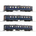 Roco 6200054 H0 3er Set Personenwagen 'Blokkendoos', NS, Ep. III