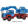 Viessmann 8135 H0 CarMotion MAGIRUS DEUTZ 2-achs Eckhauber mit Baggeraufbau, Basis
