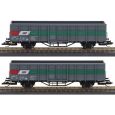 01110 TT 2er Set Offene Güterwagen Fbs, Steiermärkischen Landesbahnen, Ep. V Thumbnail 1