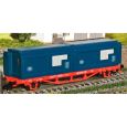 Loewe 2476 H0 Set aus 2 Bauzug-Wohncontainer "DB Ep. III/IV", blau, Set B