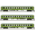 Minitrix 15462 N 3er Set Personenwagen, FlixTrain, Ep. VI
