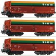 Roco 6600218 H0 3er Set Selbstentladewagen, PMT, Ep. VI
