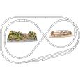 Piko A-track set with bedding für Noch Easy-Track Andreastal