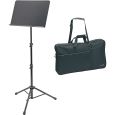 K&M 11870 MK2 Orchester Notenpult schwarz + Tasche Set