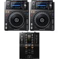 Pioneer DJ XDJ-1000 MK2 + Pioneer DJ DJM-250MK2 DJ Set