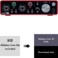 Focusrite Scarlett 2i2 3rd Gen + Ableton Live 10 Suite