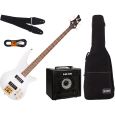 Jackson JS Series Spectra Bass JS3 Snow White E-Bass Set