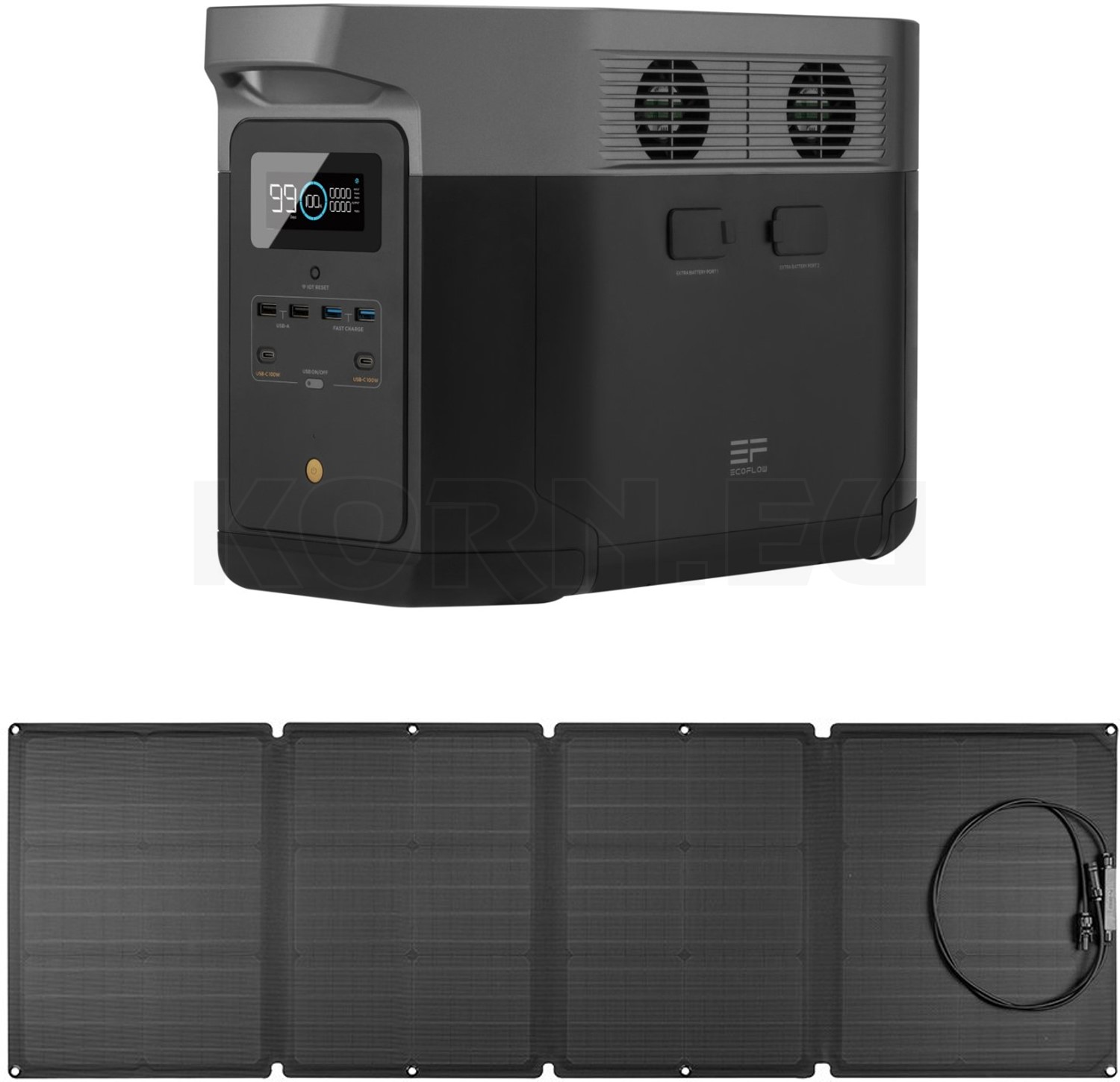 EcoFlow Delta Max 2000 1x EcoFlow 110W Music Store