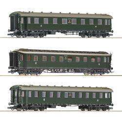 6200112 H0 3er Set Personenwagen, PKP, Ep. III