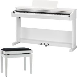 Kawai CX102W Weiß Digitalpiano + Pianobank