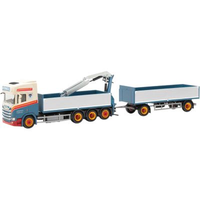 Herpa Scania Cr Hd Pritschen H Ngerzug Mit