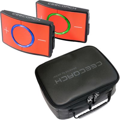 Ceecoach Kit Duo rot + Tasche für 4 Geräte Set