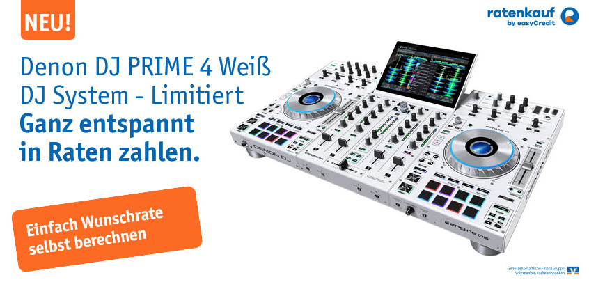 Denon DJ PRIME 4 White DJ System limitiert