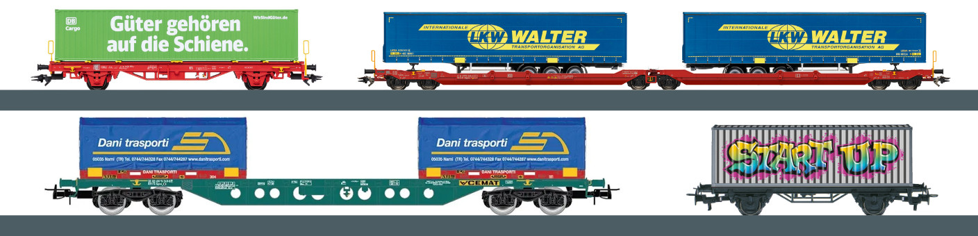 Containerwagen H0 im Modellbahnshop