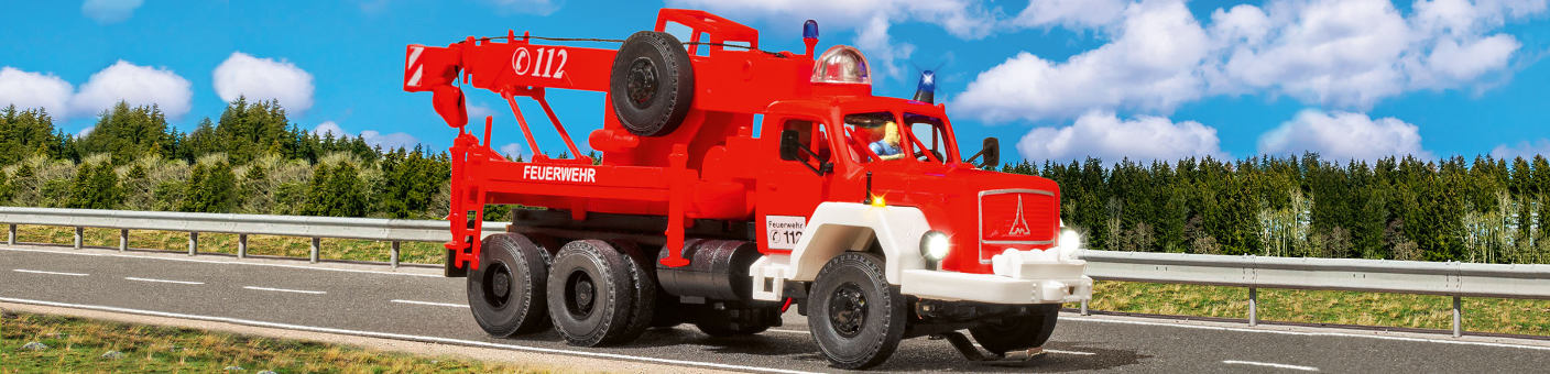 Feuerwehr Modellauto im Modellbahnshop